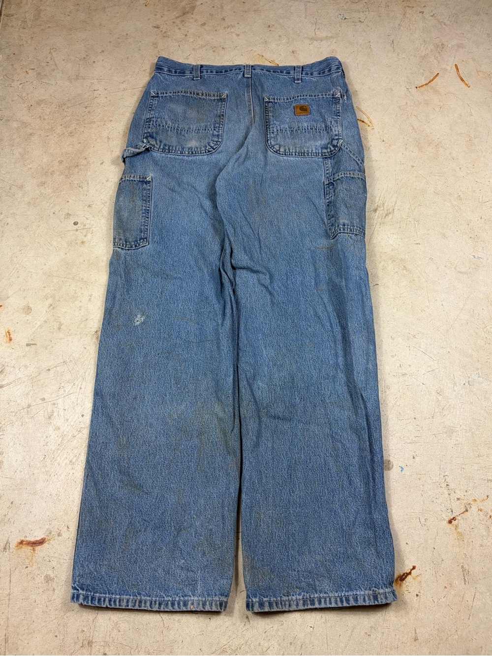 Carhartt Men’s Relaxed Carpenter Jeans - Light Blue 34x32